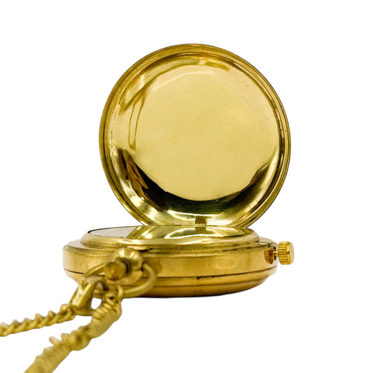 Custom The Voyager Brass Pocket Watch