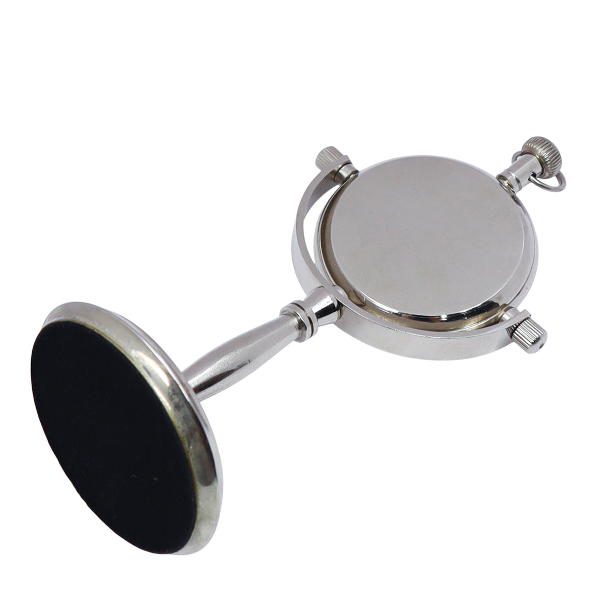 Personalised Silver Colour Desk Clock