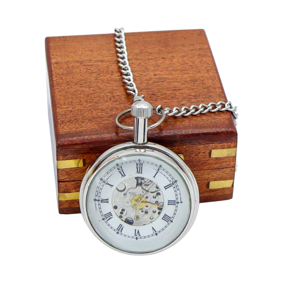 Personalised The St James Mechanical Pocket Watch
