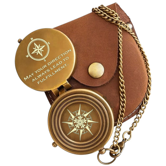 Personalised Working Compass with Case