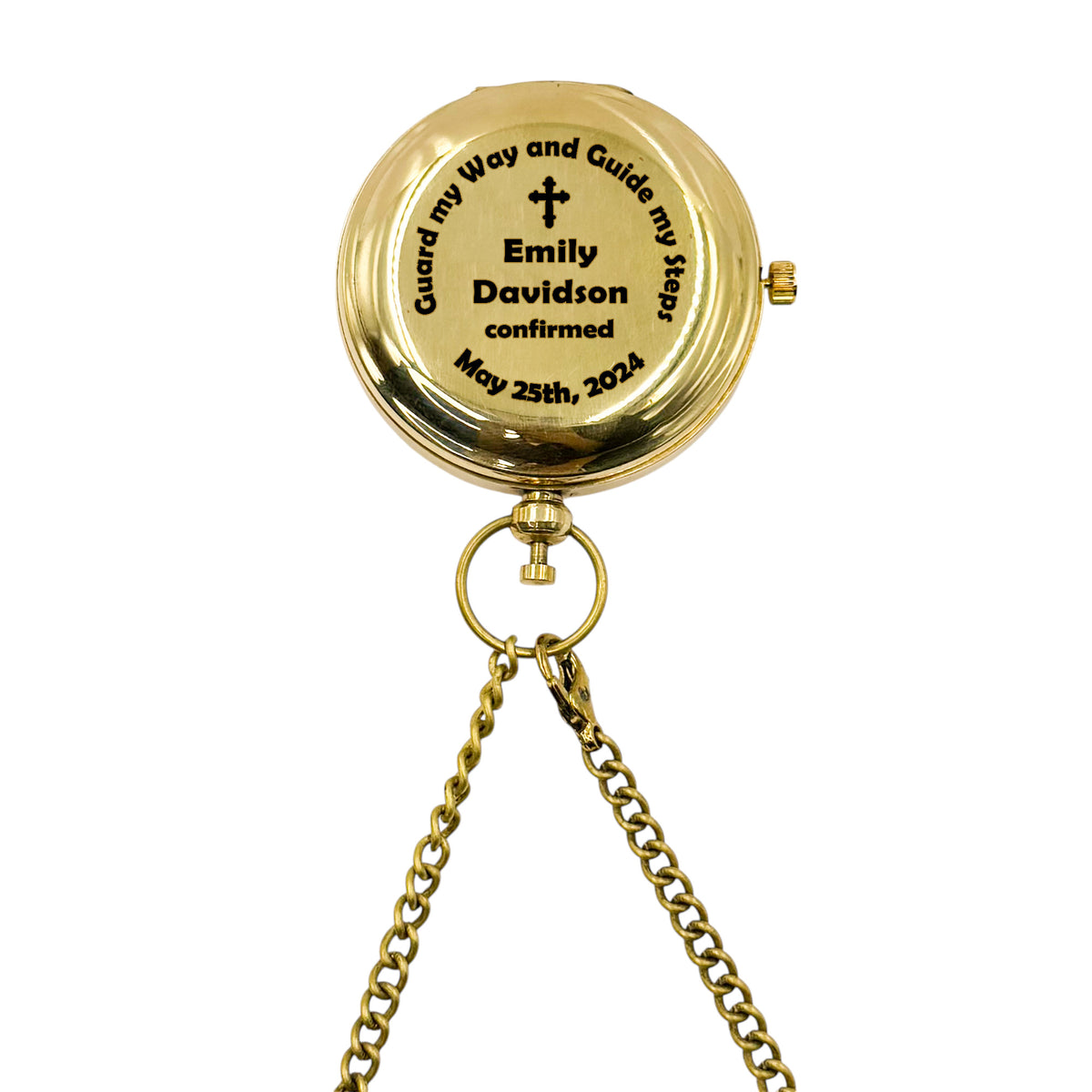Personalised Baptism Pocket Watch