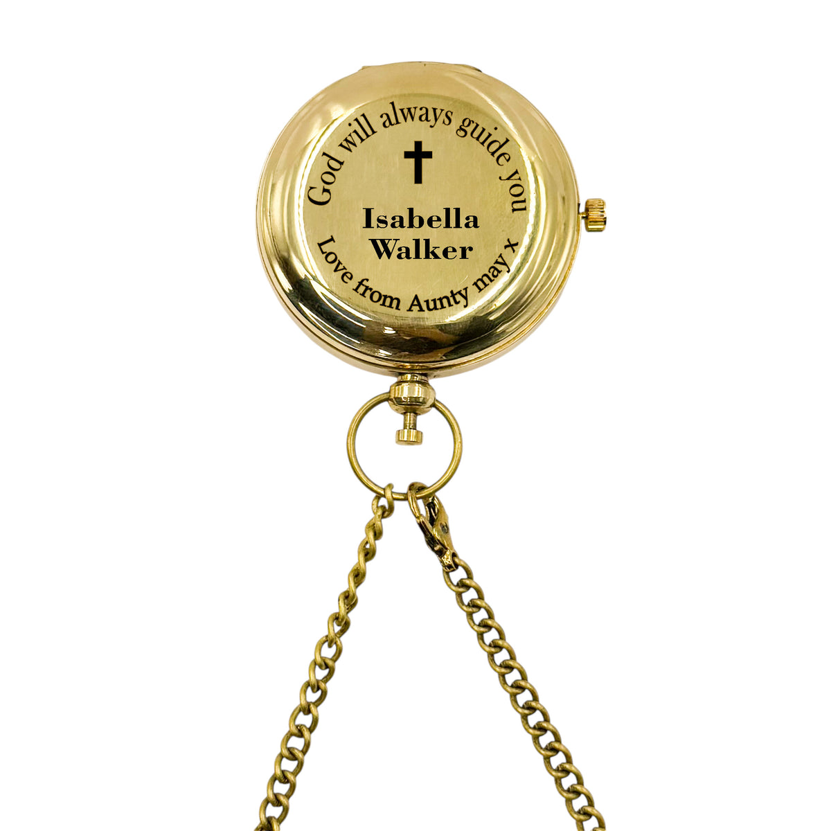 Personalised Baptism Pocket Watch