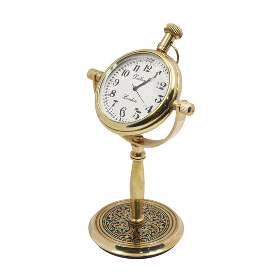 Personalised 50th Golden Anniversary Desk Clock