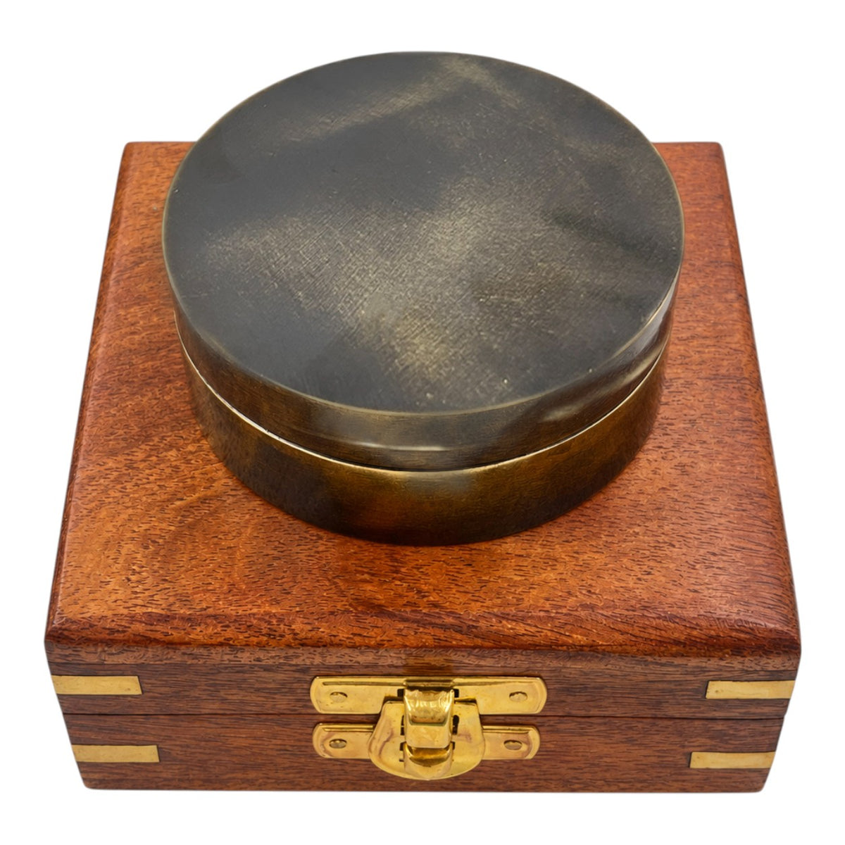 Personalised Gunmetal Signature Sundial Compass
