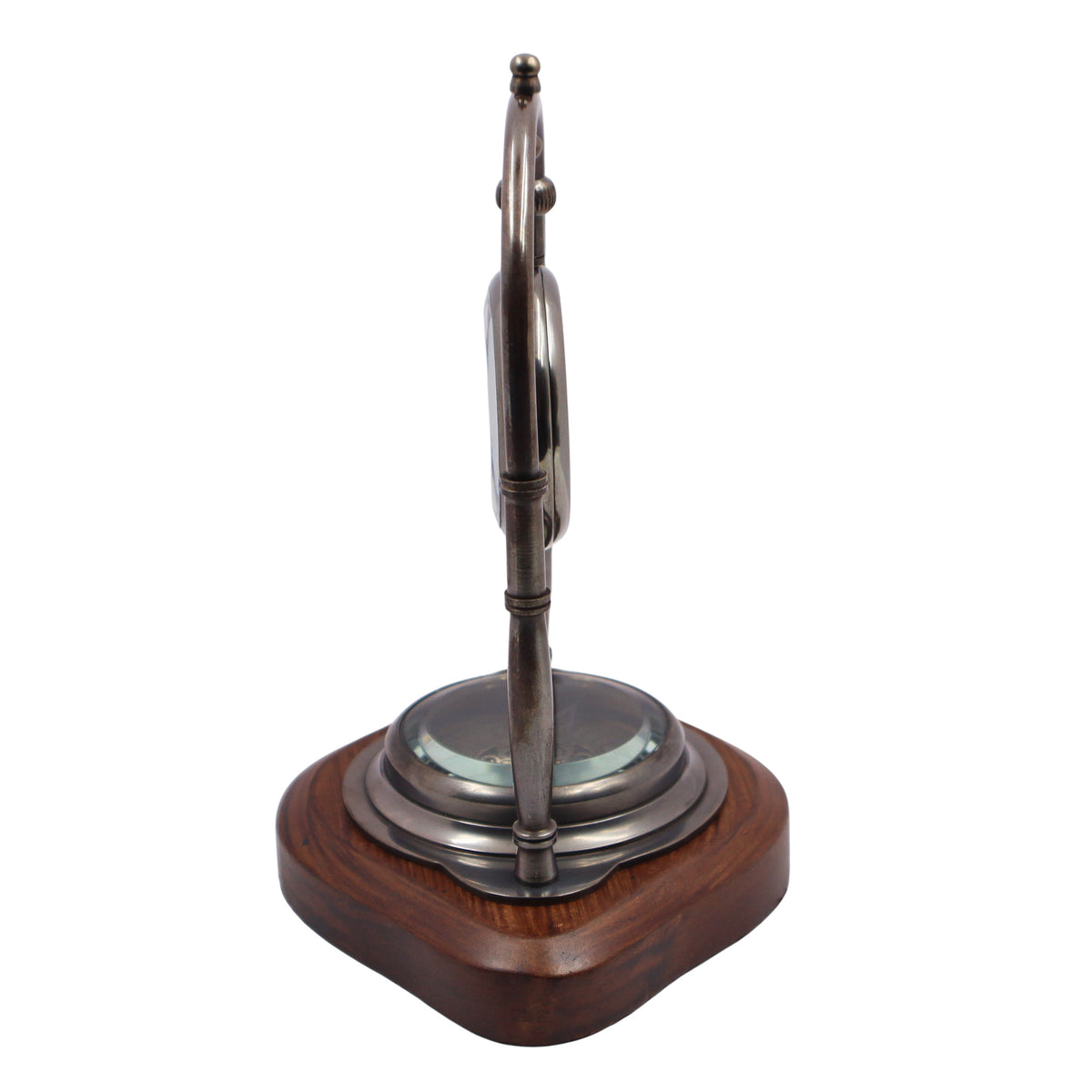 Personalised Desk Clock with Compass