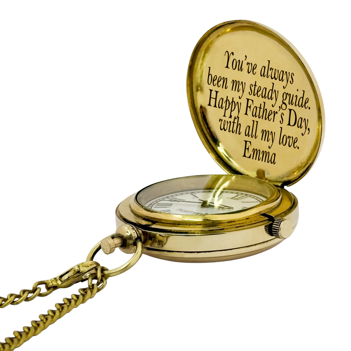 Personalised Pocket Watch for Father's Day
