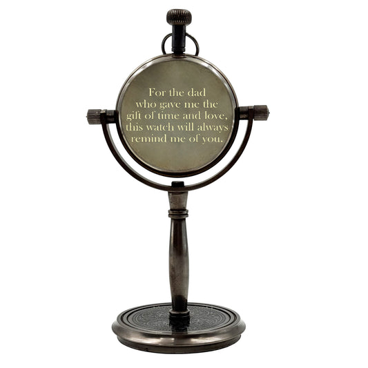 Custom Desk Clock for Father’s Day Gift