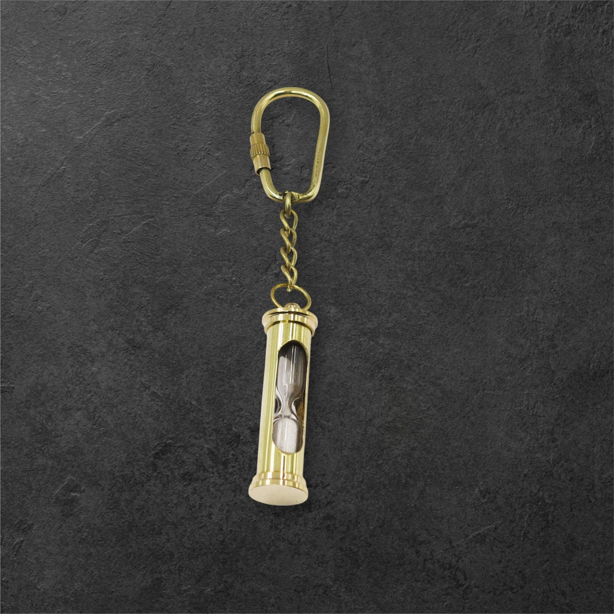 Personalised Sand Timer Keyring
