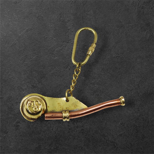 Personalized Boatswain's Whistle Keyring