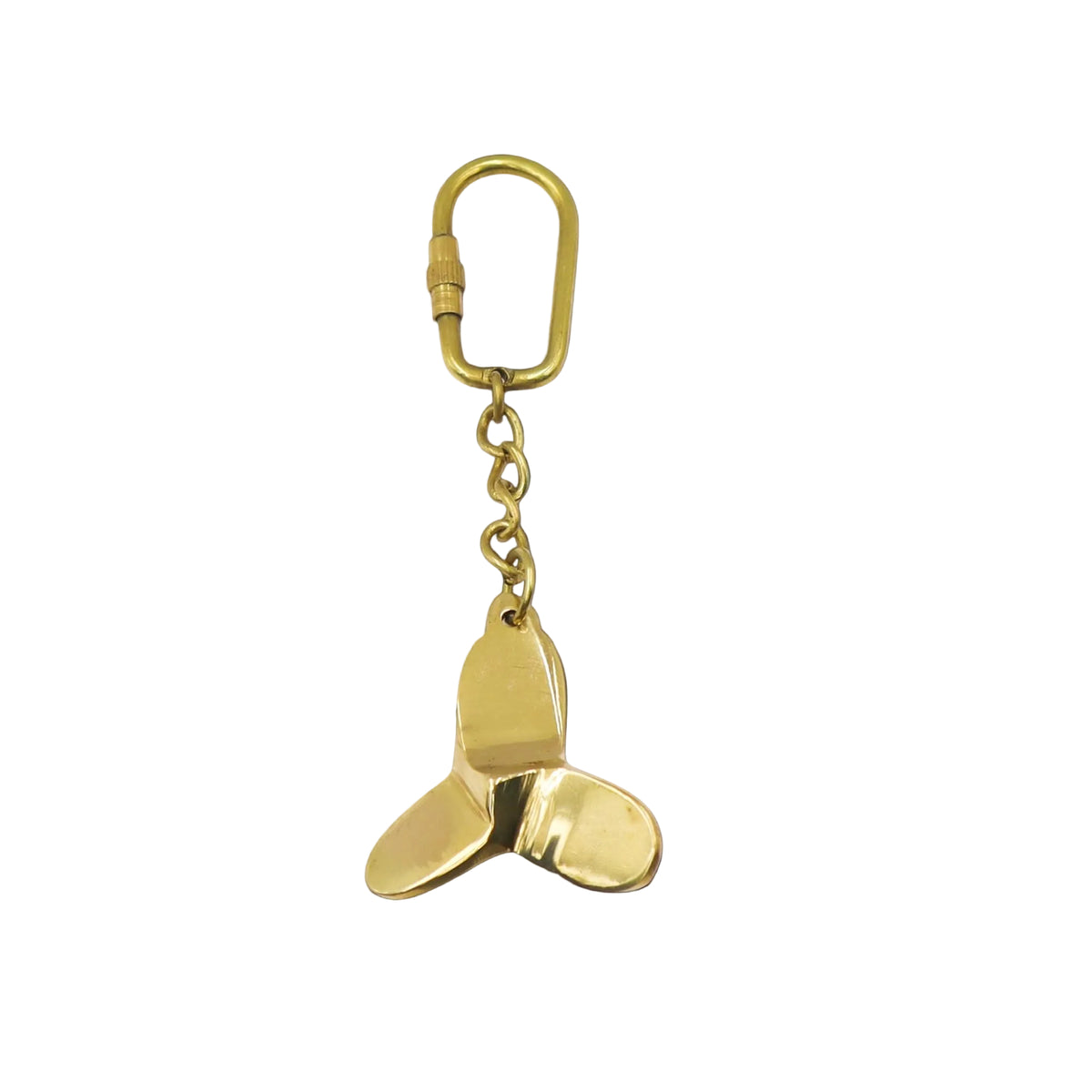 Brass Propeller Keychain