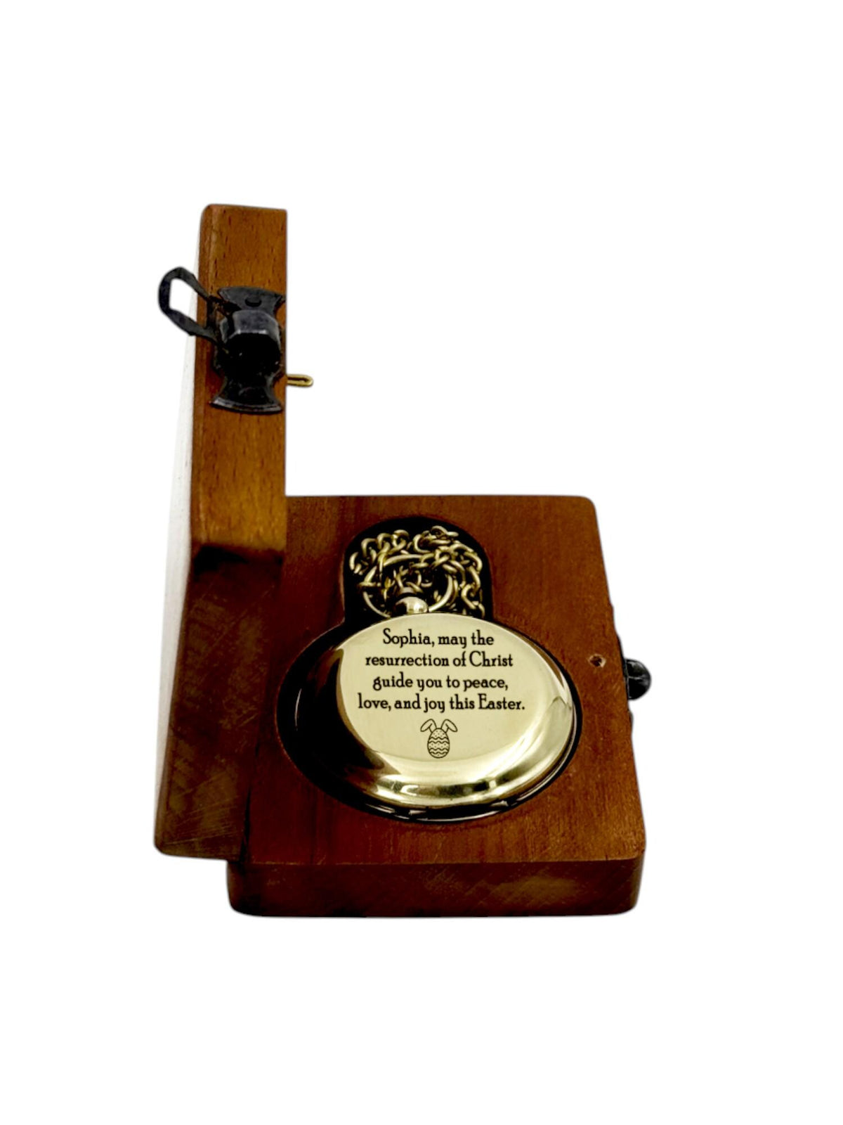 Engraved Brass Compass for Easter Gift