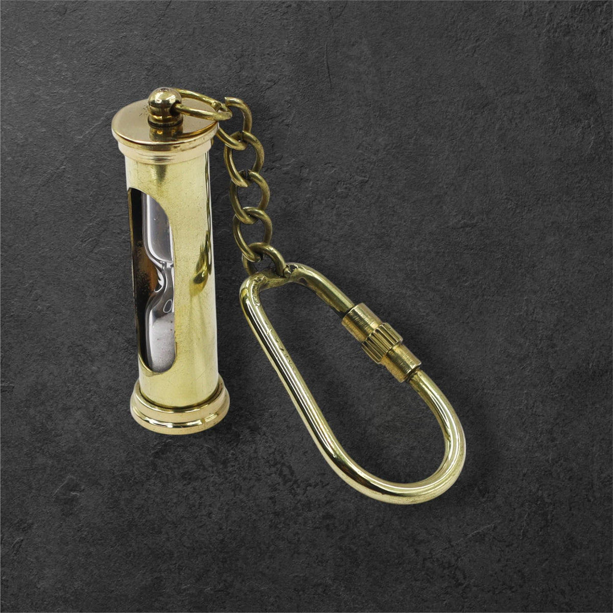 Personalised Sand Timer Keyring