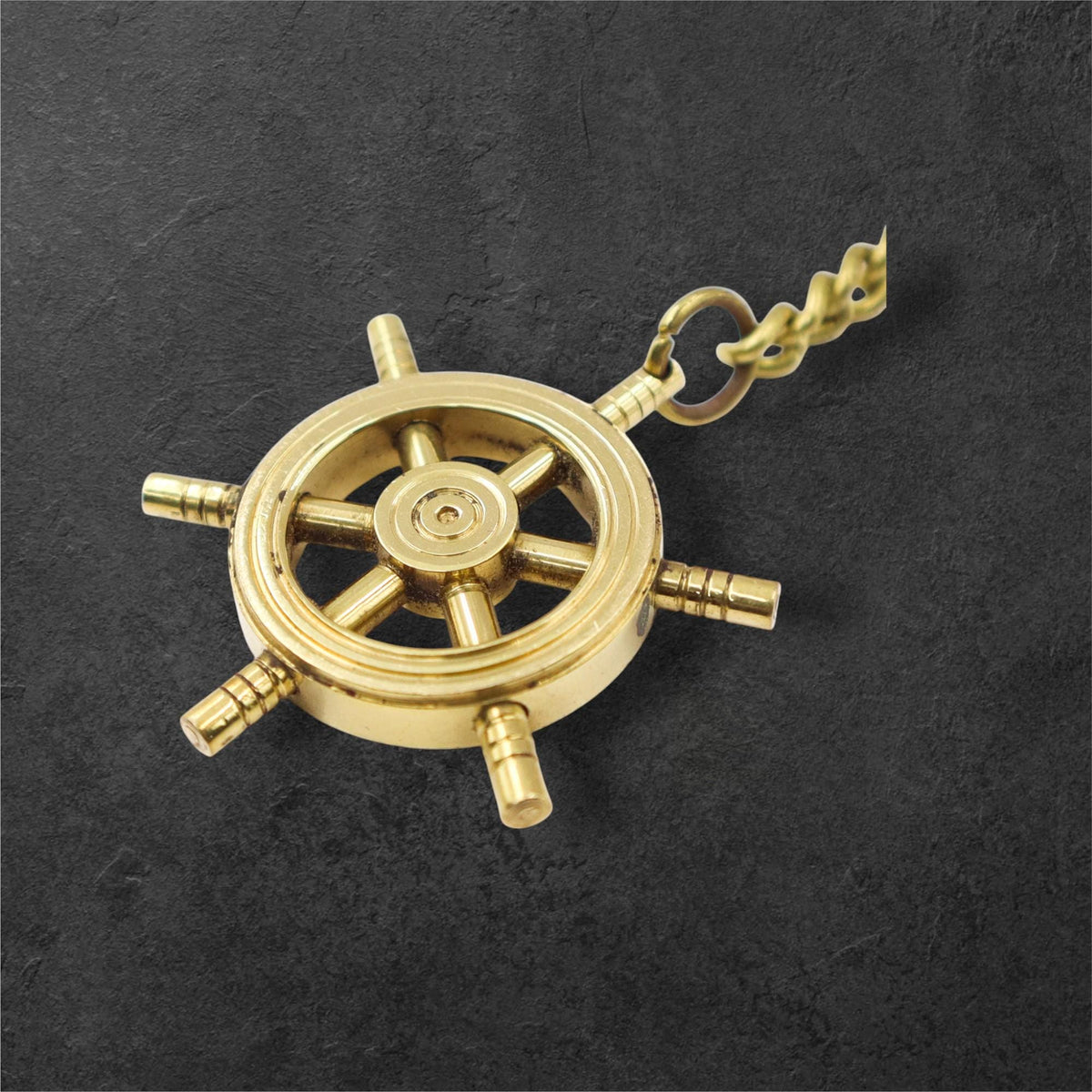 Nautical Steering Wheel Keychain