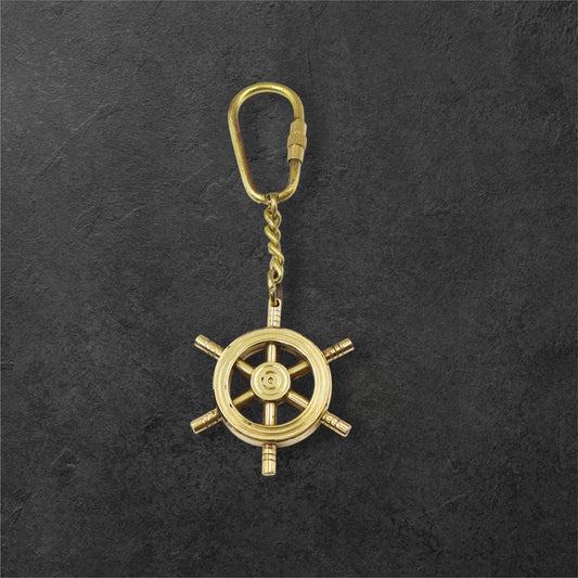 Nautical Steering Wheel Keychain