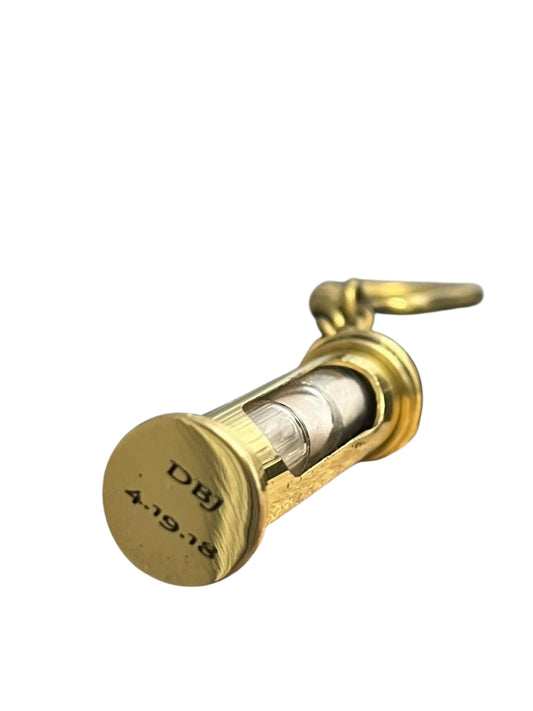 Personalised Sand Timer Keyring