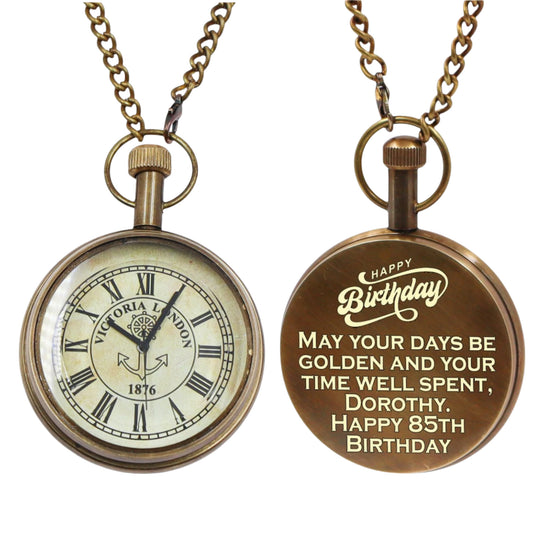 Personalized Birthday Pocket Watch