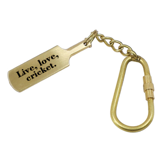 Personalized Cricket Bat Keyring