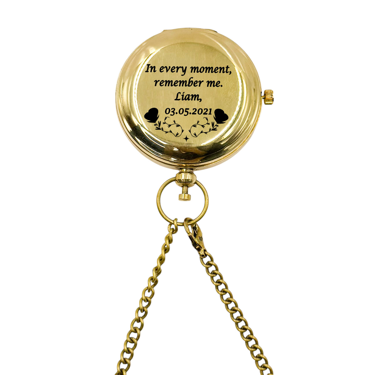 Custom Wedding Pocket Watch