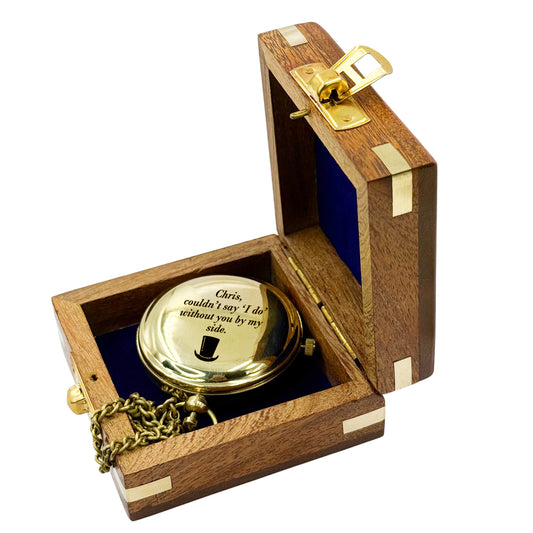 Personalised Best Man Pocket Watch