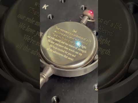Personalised Desk Clock for Retirement Gift