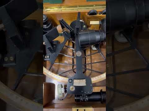 Antique British Nautical Sextant Kelvin & Hughes with Original Case