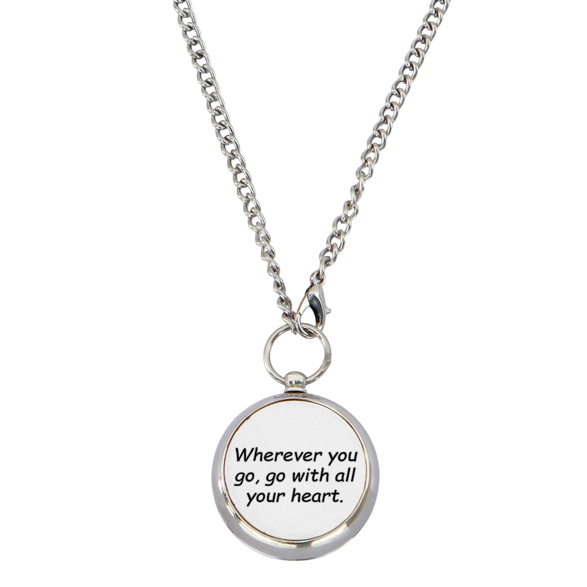 Personalised Working Compass Necklace