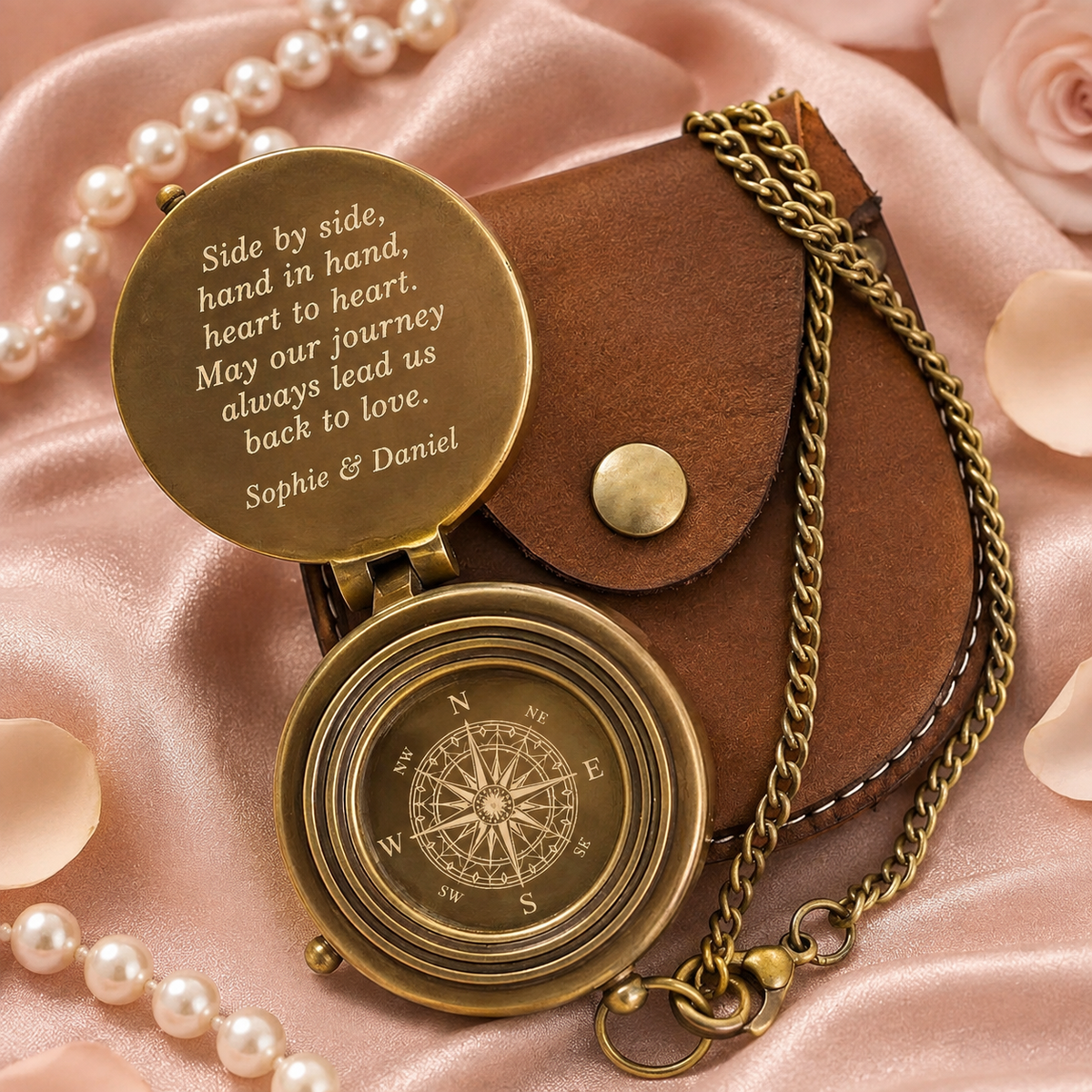 Custom Wedding Compass