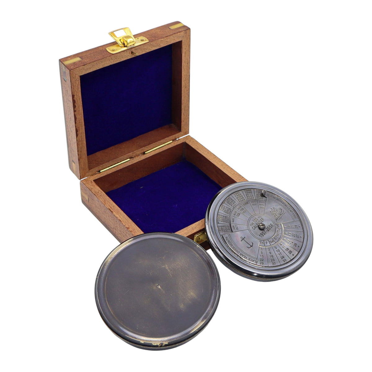 Personalised 100 Year Gunmetal 3-Inch Calendar Compass