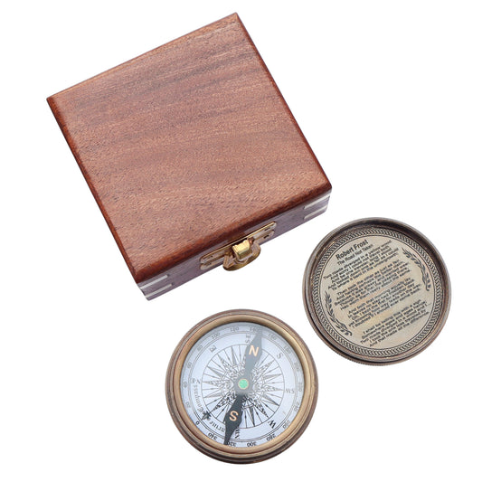 Custom Engraved 100 Year Calendar Compass Gift for Graduation