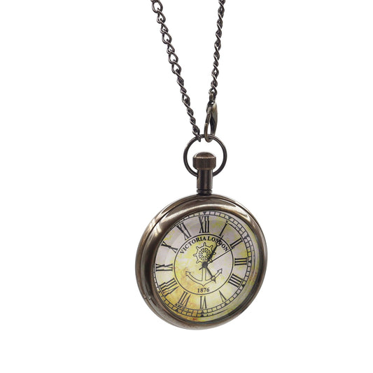 Personalised The Horizon Open Face Pocket Watch