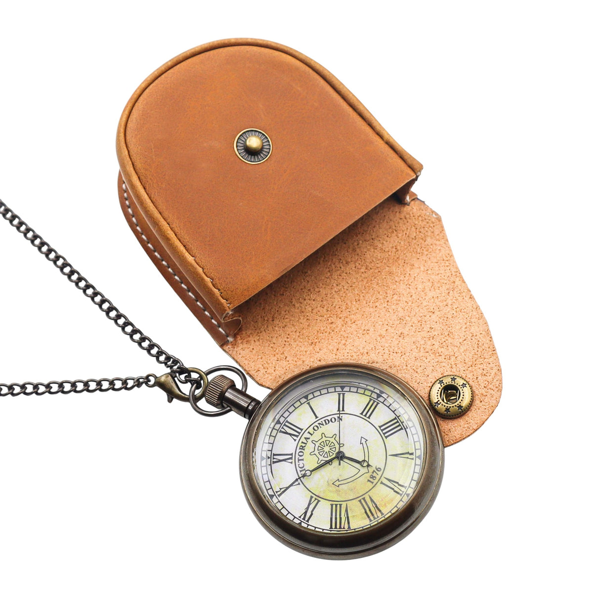 Personalised The Horizon Open Face Pocket Watch