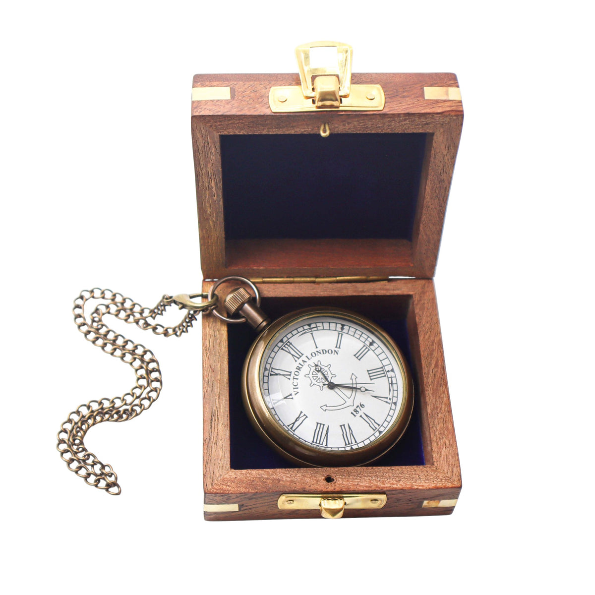 Personalised The Regent Open Face Pocket Watch