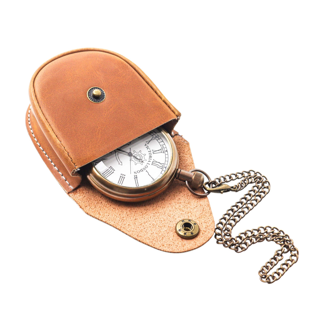 Personalised The Regent Open Face Pocket Watch