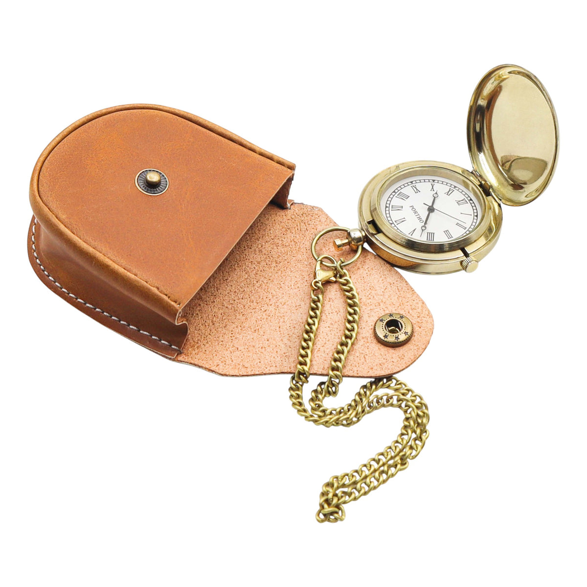 Custom The Voyager Brass Pocket Watch