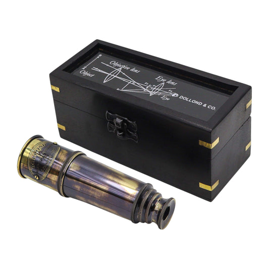 Personalised Brushed Gunmetal Telescope