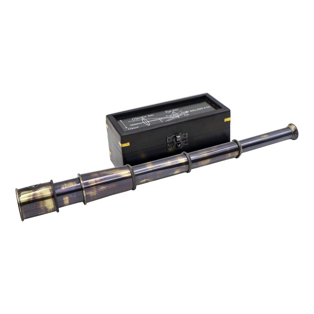 Personalised Brushed Gunmetal Telescope