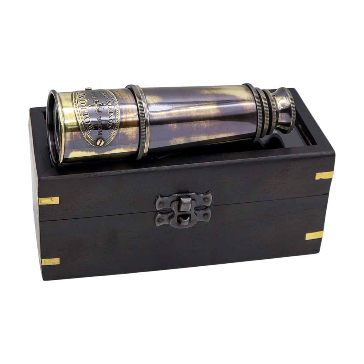 Personalised Brushed Gunmetal Telescope