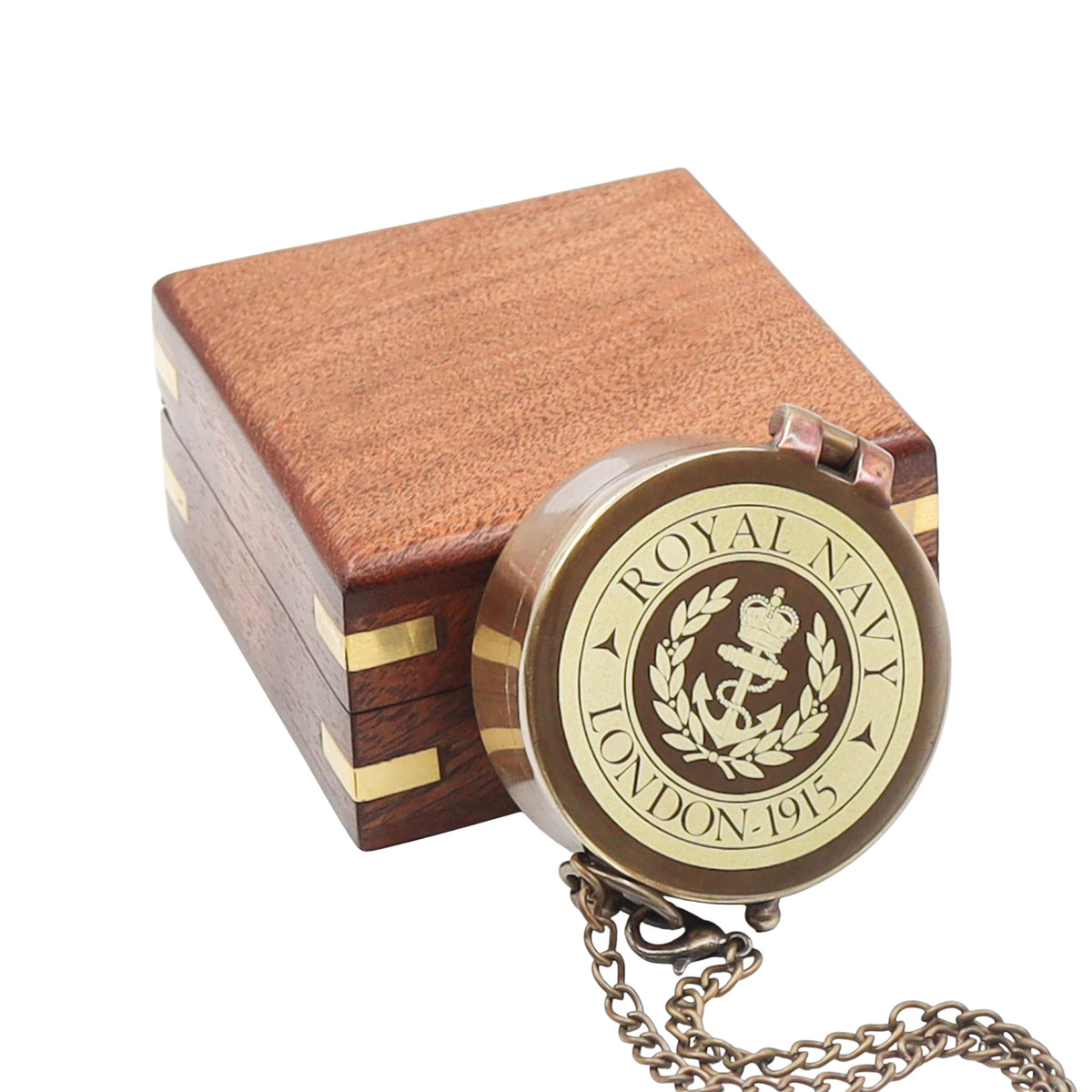 Royal Navy Compass with Case