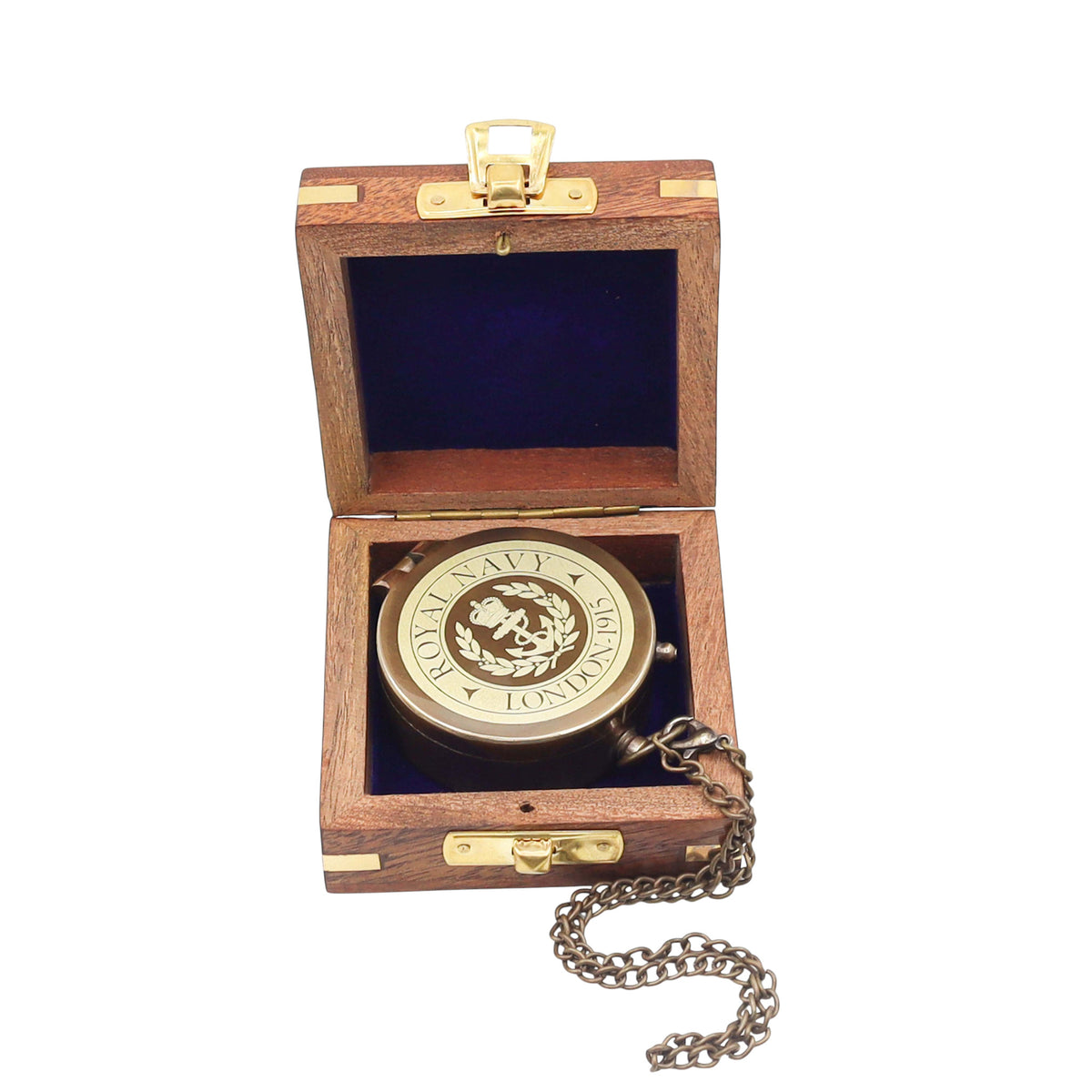 Royal Navy Compass with Case
