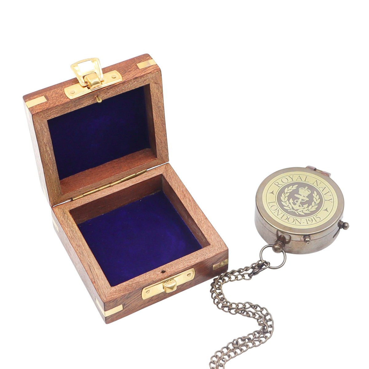 Royal Navy Compass with Case