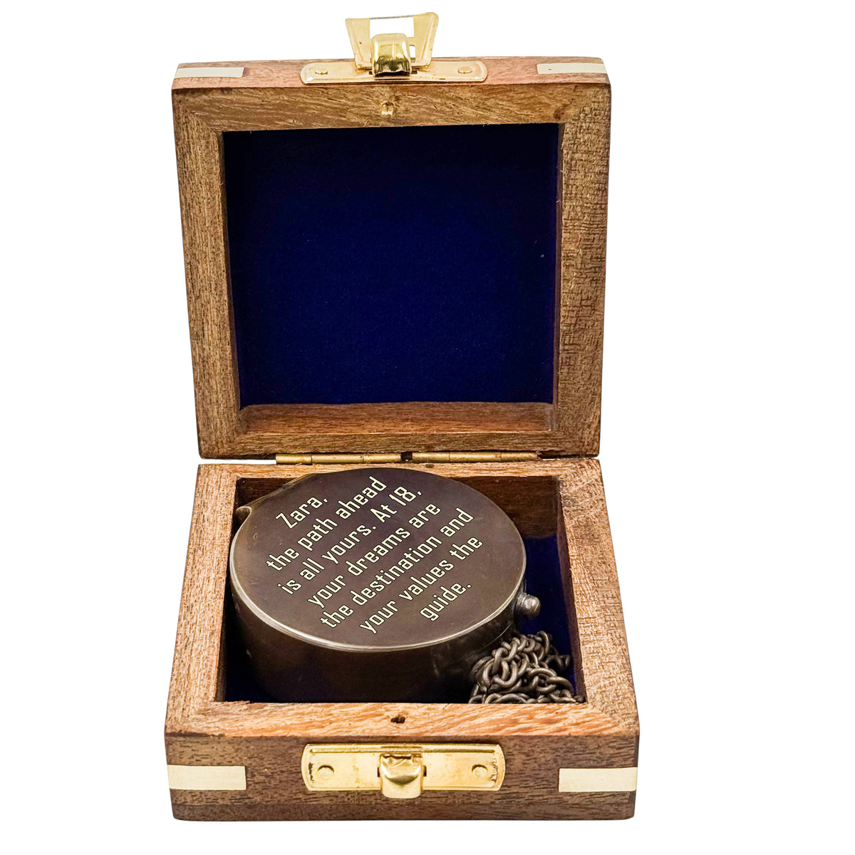 Personalised 18th Birthday Compass