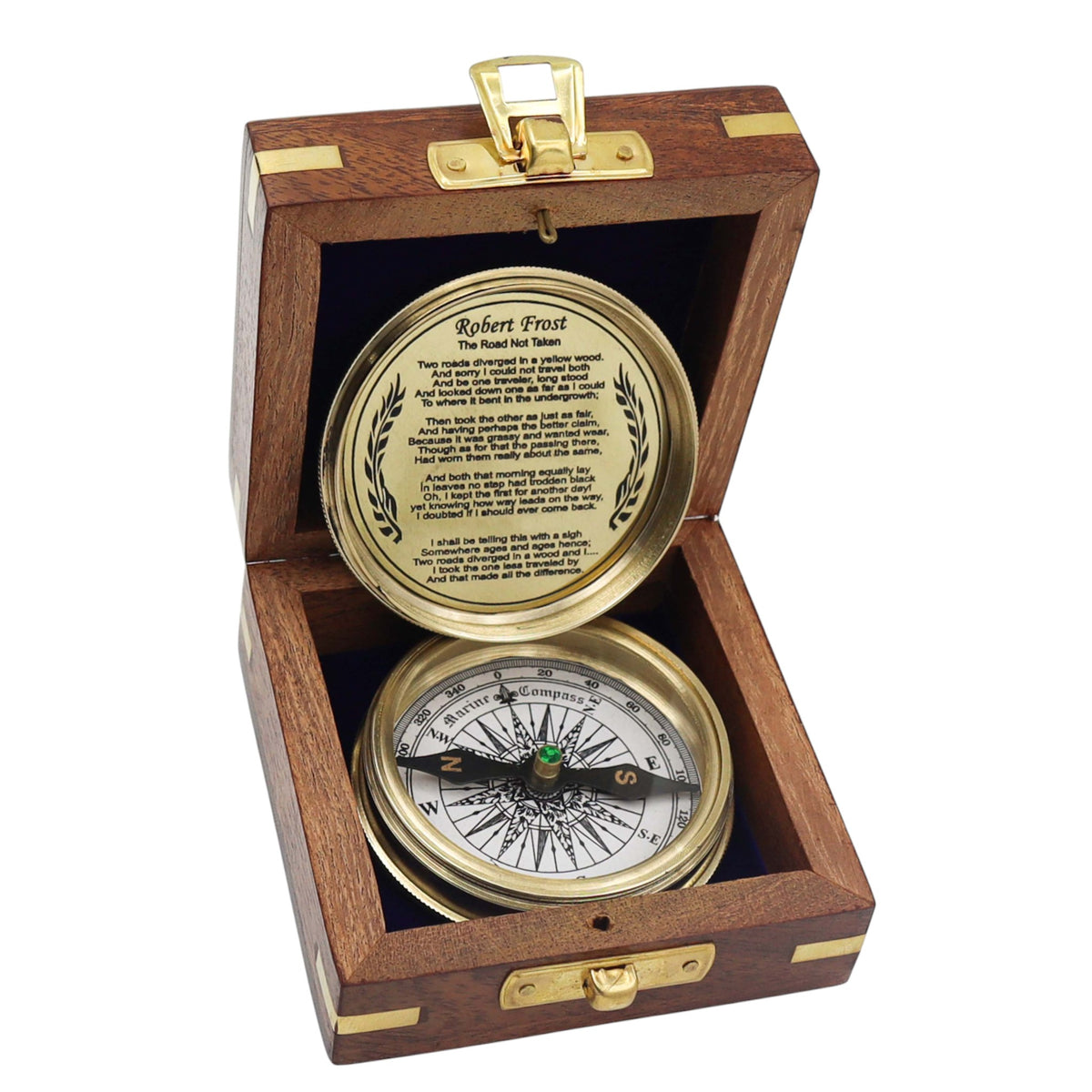 Personalised 100 Year Brass Calendar Compass