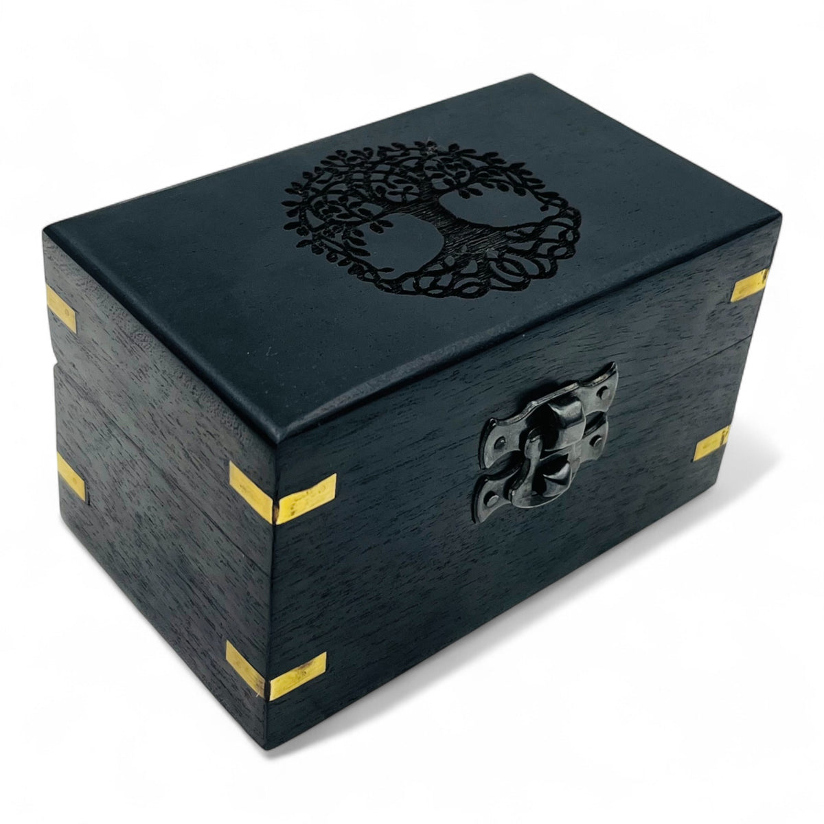 Black Tree of Life Wooden Box