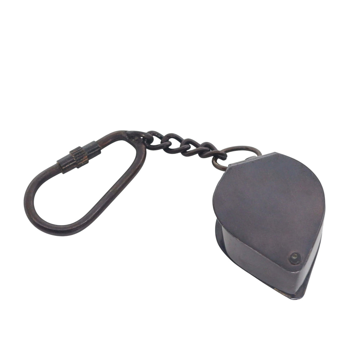 Custom Gunmetal Loupe Keyring