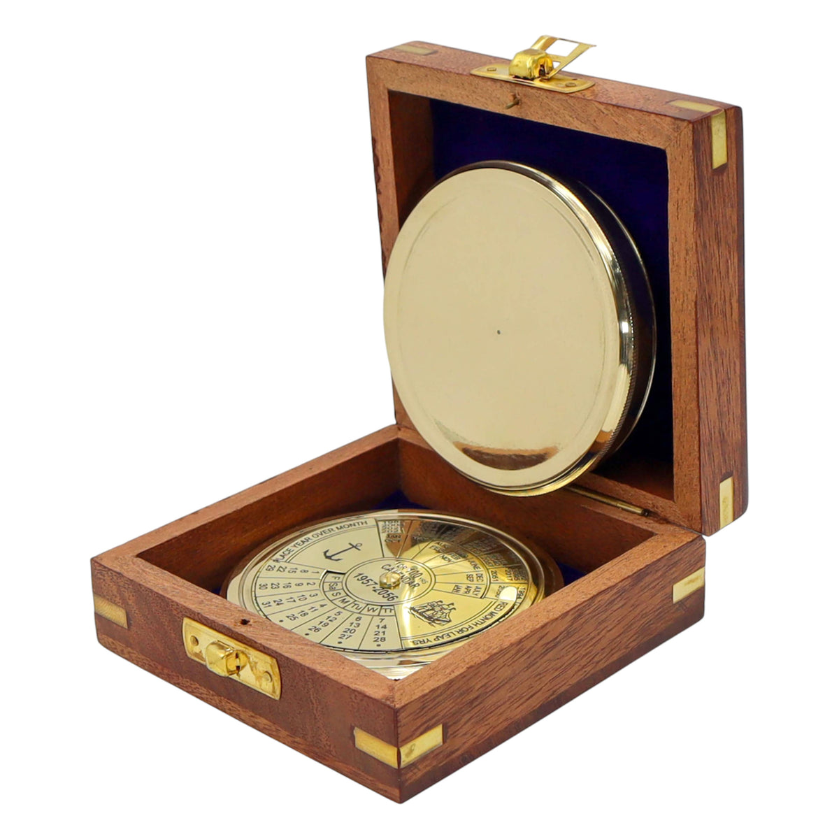 Personalised 100 Year Brass 3-Inch Calendar Compass