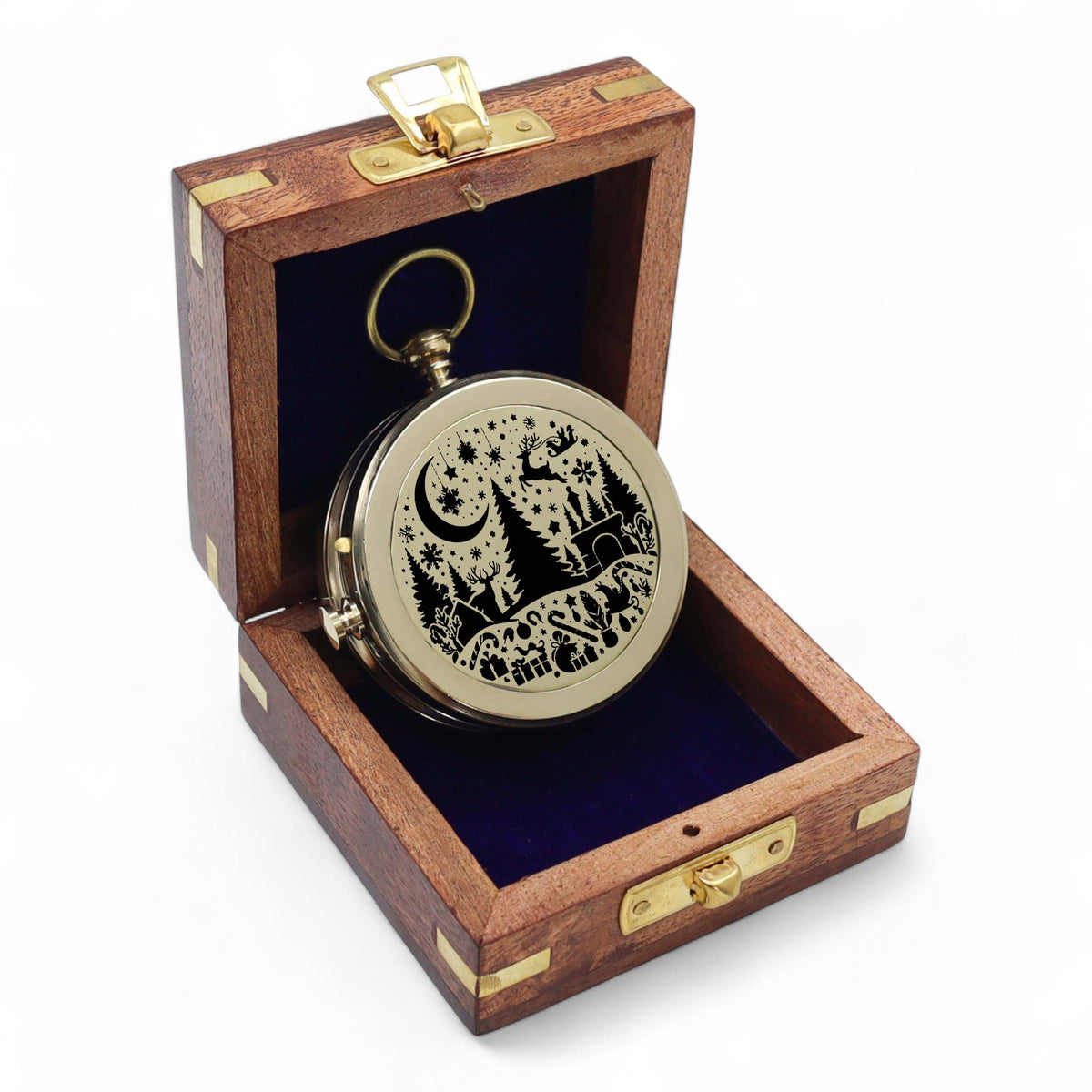 Custom Dollond London Open Face Brass Compass