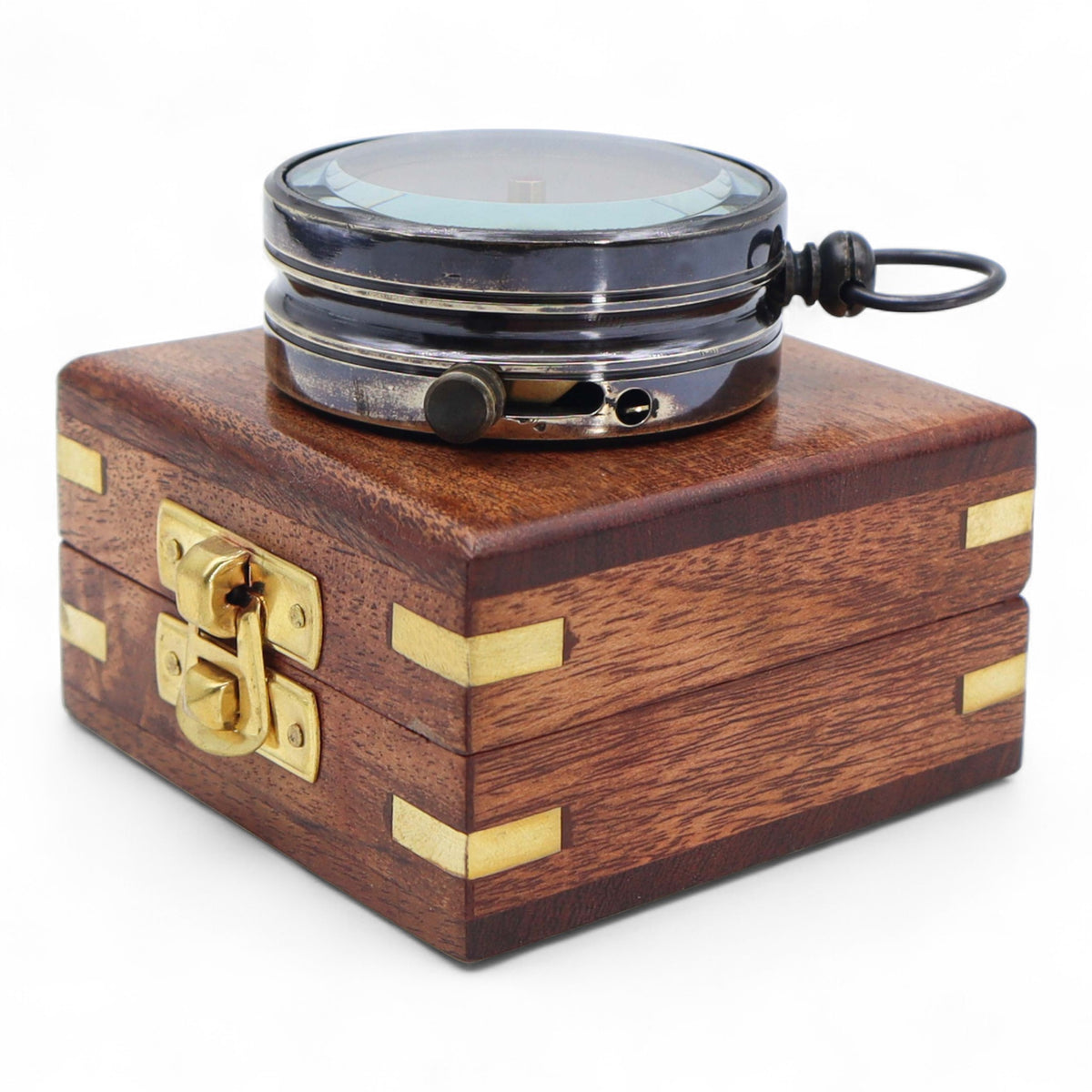 Custom Dollond London Open Face Gunmetal Compass