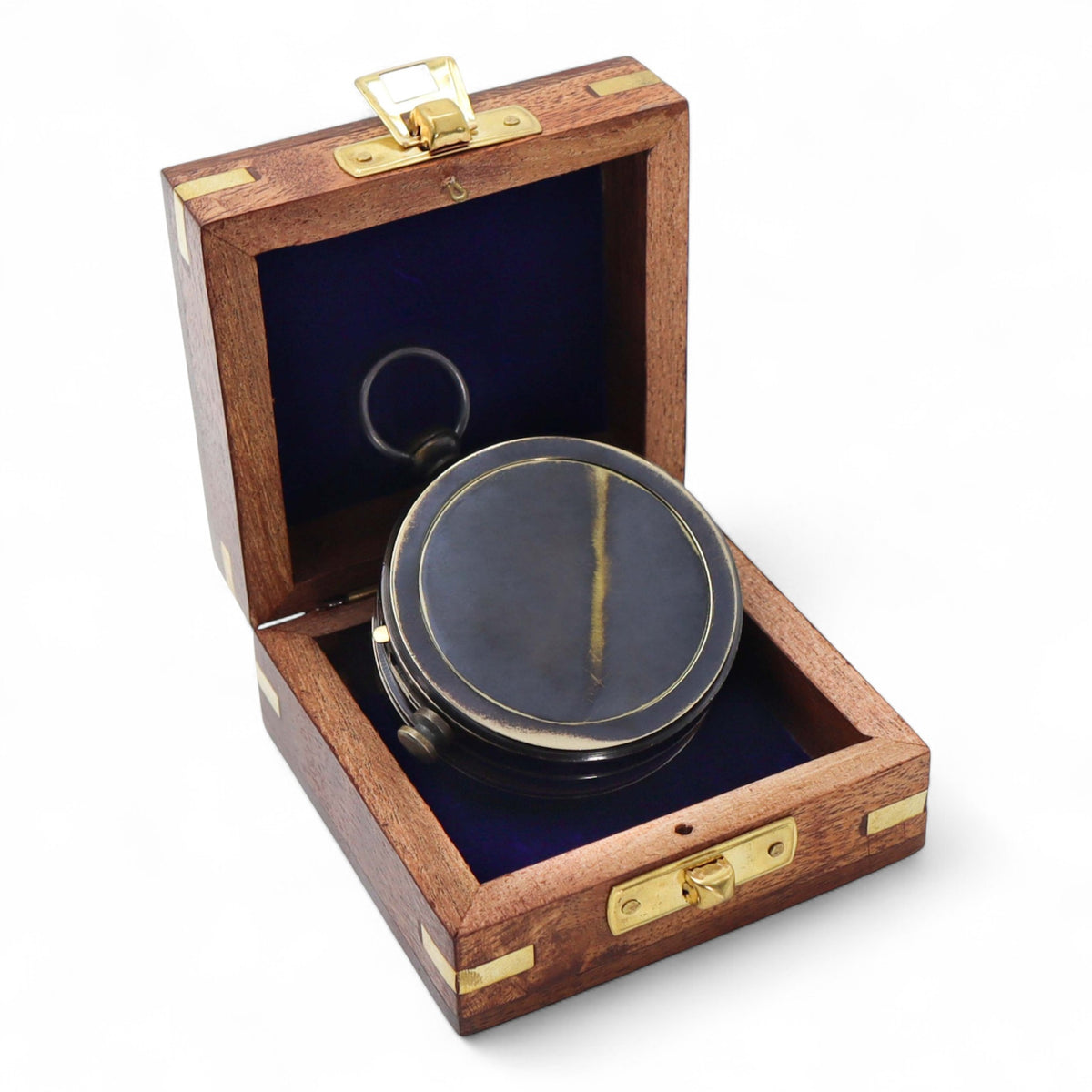 Custom Dollond London Open Face Gunmetal Compass