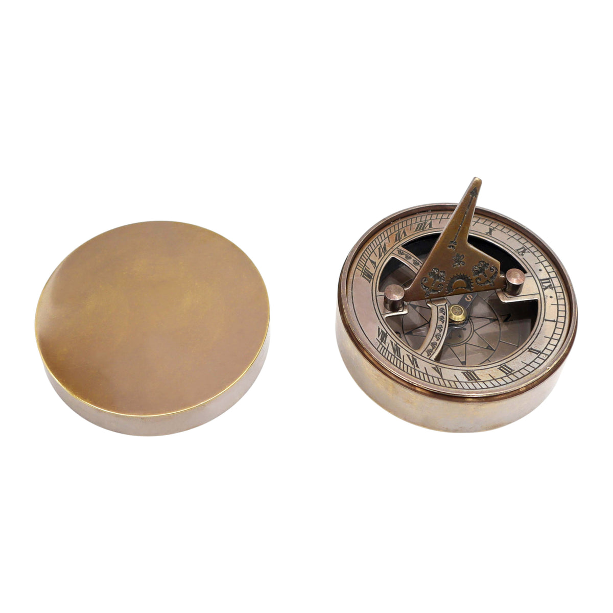 Personalised Bronze Signature Sundial Compass