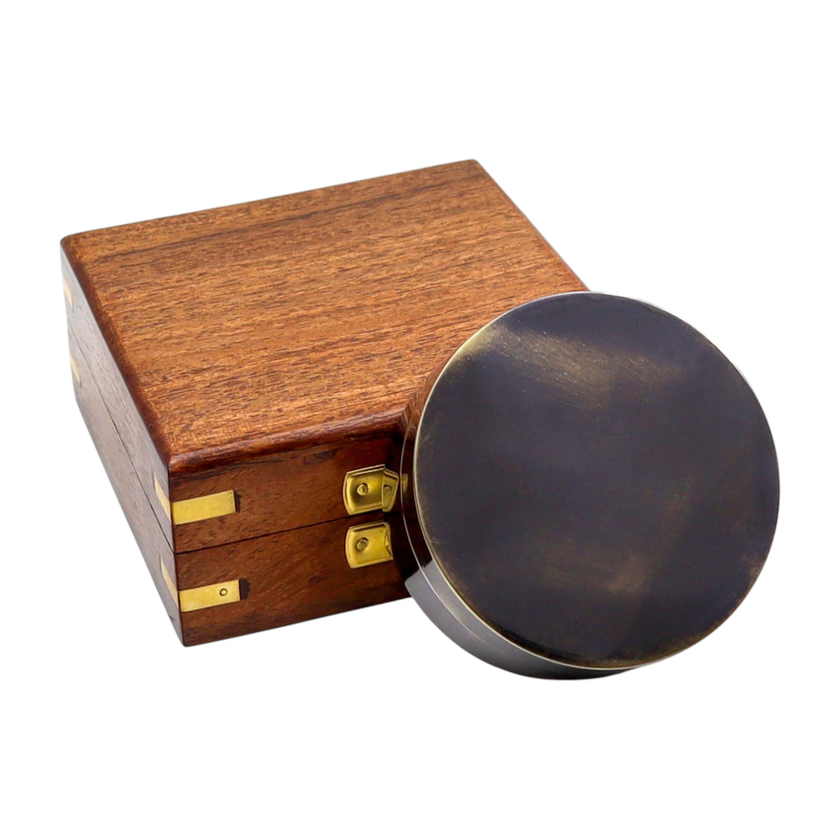 Personalised Gunmetal Signature Sundial Compass